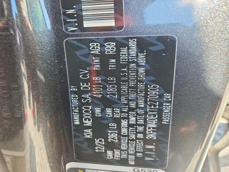 2026 KIA K4 GT LINE 12