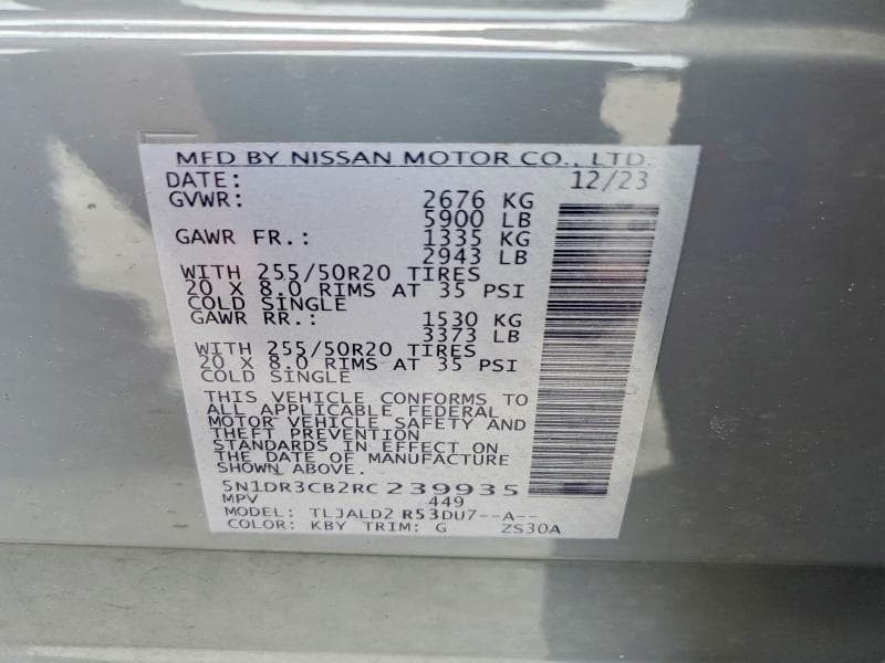 2024 NISSAN PATHFINDER SL 13