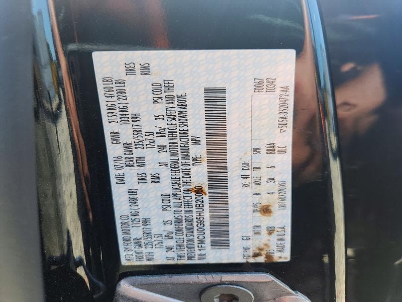 2017 FORD ESCAPE 13