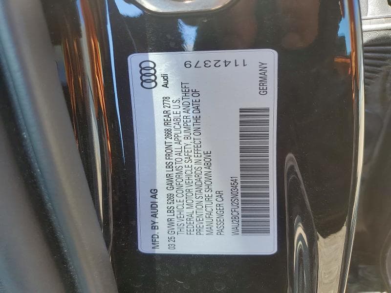 2025 AUDI A5 PREMIUM PLUS 12