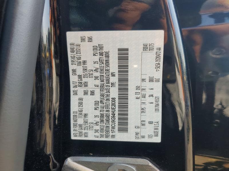 2017 FORD ESCAPE SE 12