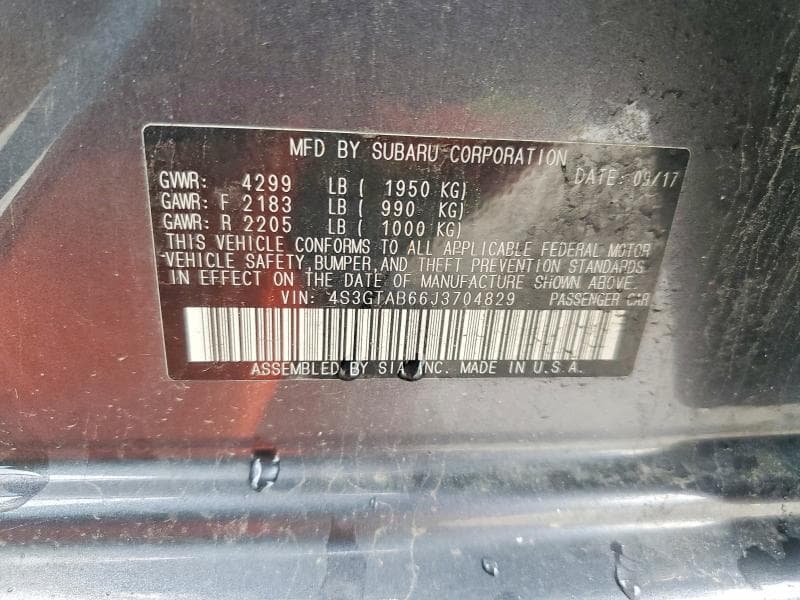 2018 SUBARU IMPREZA PREMIUM 12