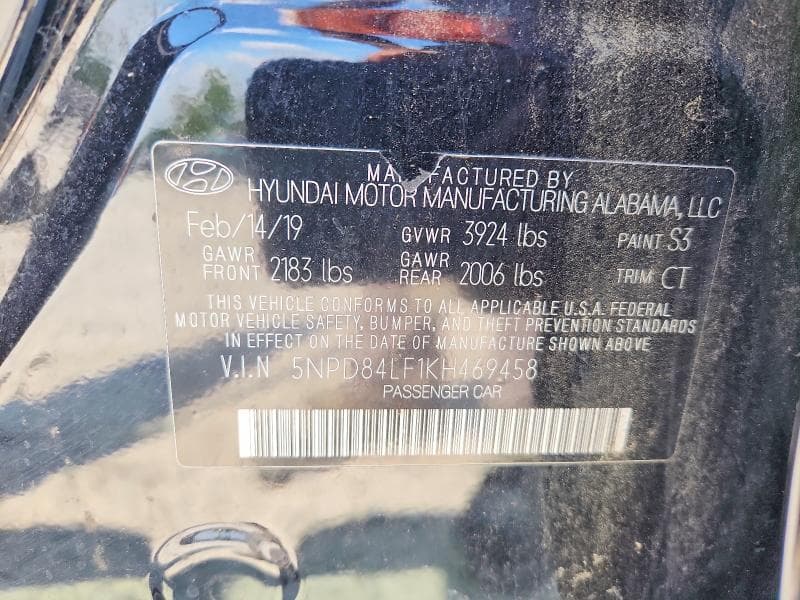 2019 HYUNDAI ELANTRA SEL 12
