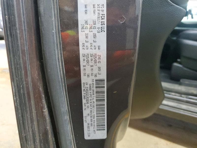 2018 DODGE GRAND CARAVAN GT 13
