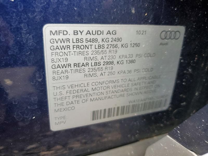 2022 AUDI Q5 PREMIUM PLUS 45 14