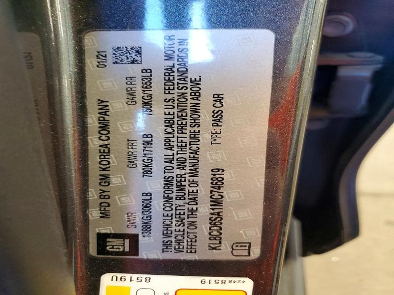 2021 CHEVROLET SPARK 1LT 13