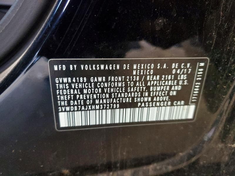 2017 VOLKSWAGEN JETTA SE 12