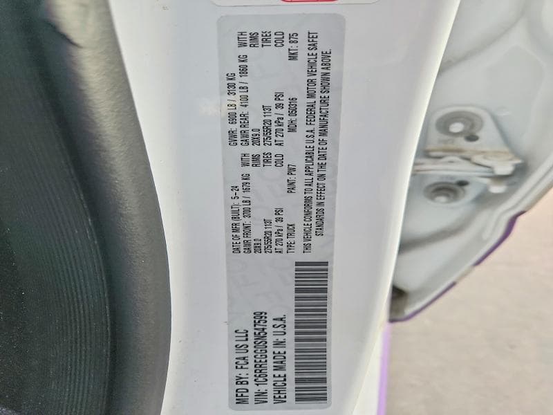 2025 RAM 1500 TRADESMAN 12