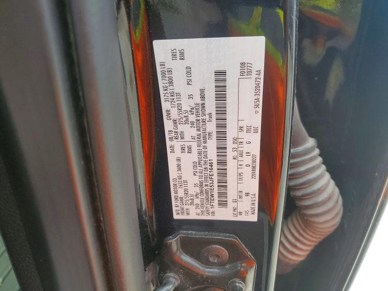 2018 FORD F150 SUPERCREW 12