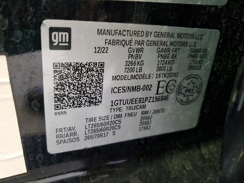 2023 GMC SIERRA K1500 AT4 12