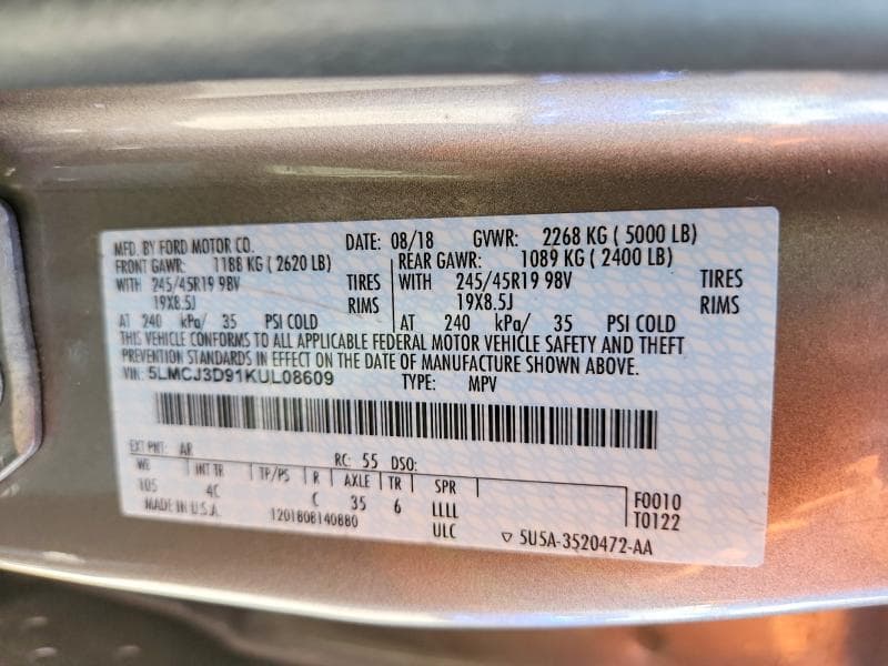2019 LINCOLN MKC RESERVE 13