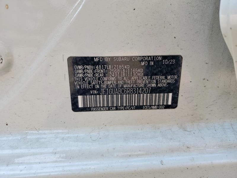 2024 SUBARU IMPREZA 13