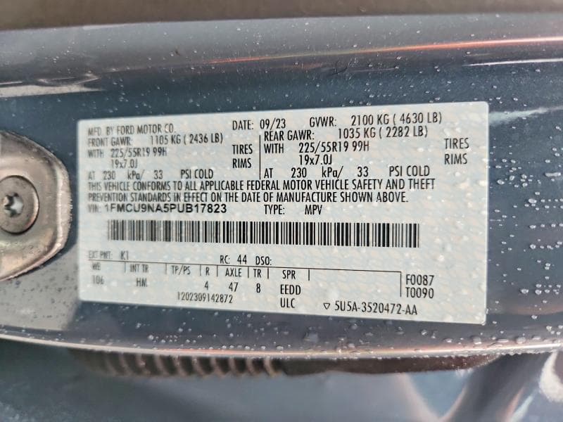 2023 FORD ESCAPE ST LINE SELECT 13