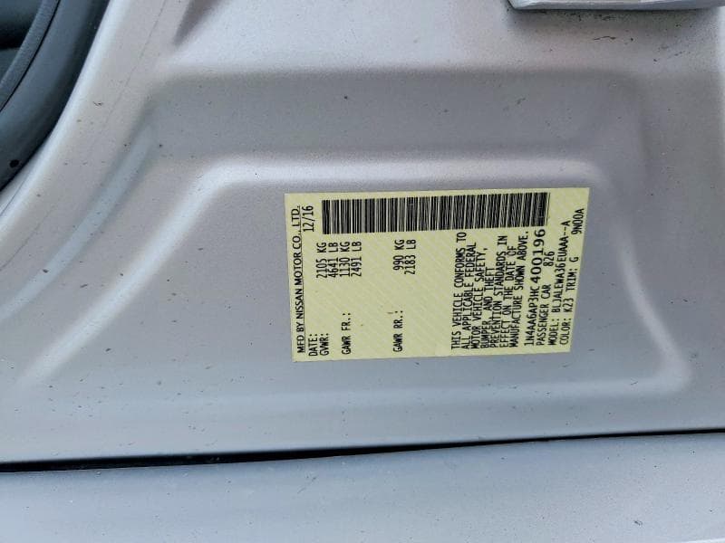 2017 NISSAN MAXIMA 3.5 SL 12