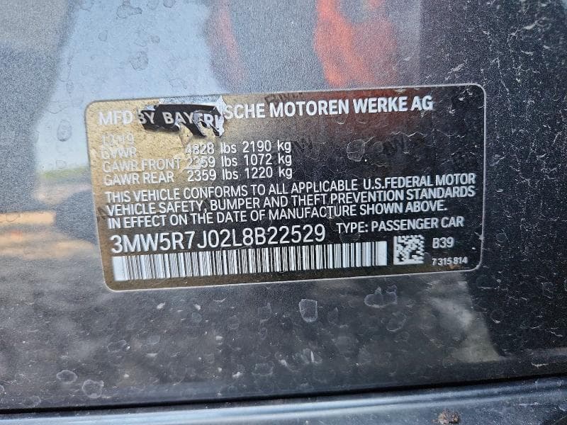 2020 BMW 330XI 12