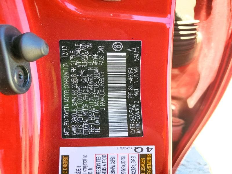 2018 TOYOTA COROLLA IM BASE 13