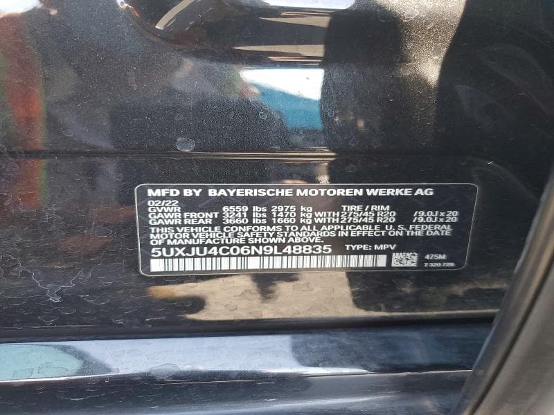 2022 BMW X5 M50I 14