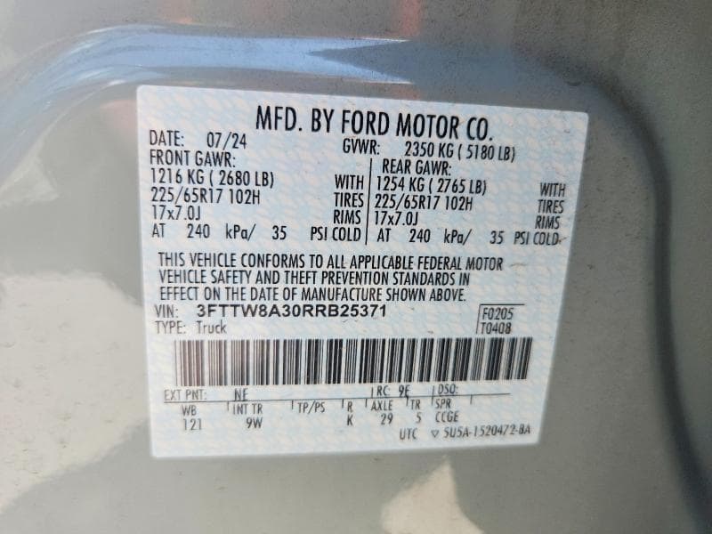 2024 FORD MAVERICK XL 12