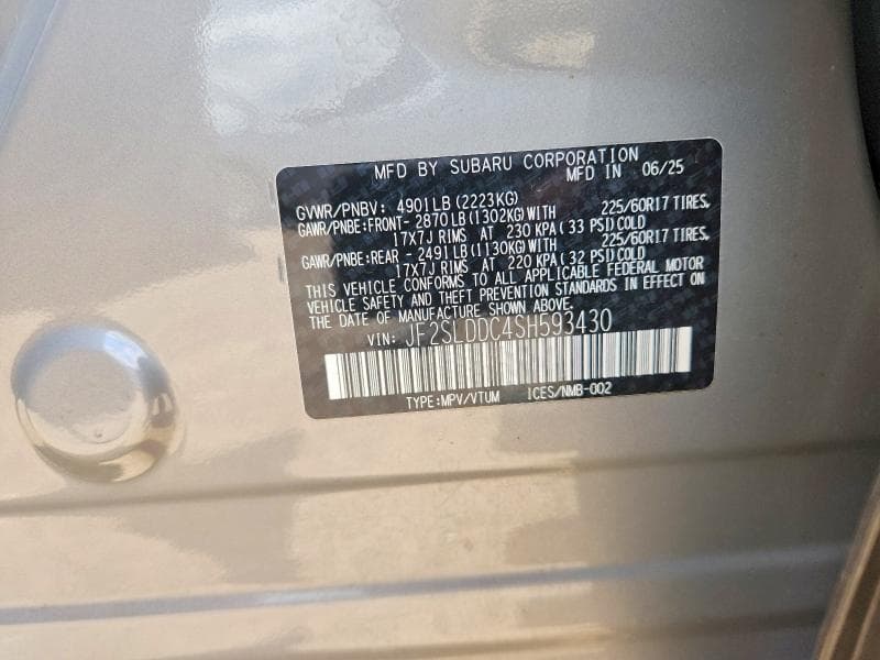 2025 SUBARU FORESTER PREMIUM 13
