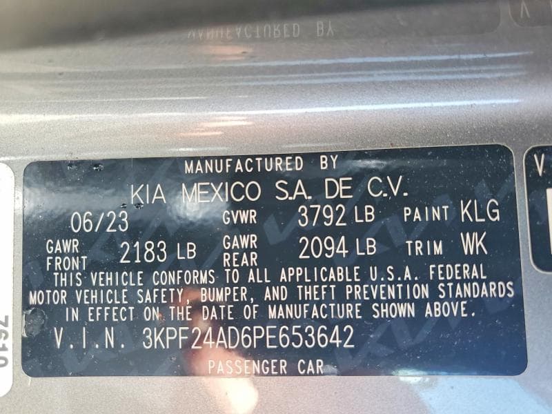 2023 KIA FORTE LXS 13