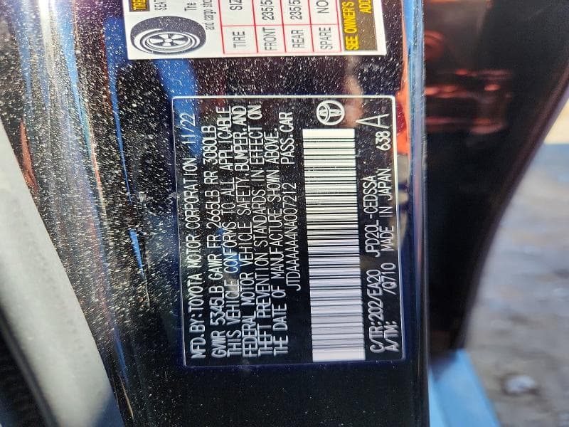 2022 TOYOTA MIRAI XLE 12