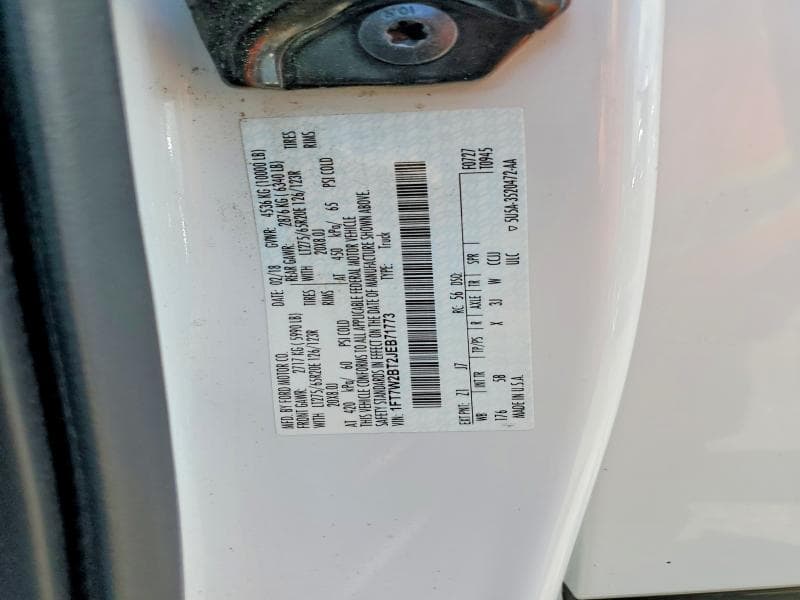 2018 FORD F250 SUPER DUTY 12