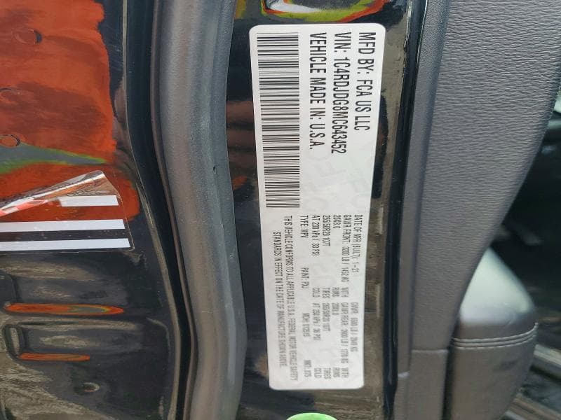 2021 DODGE DURANGO GT 13