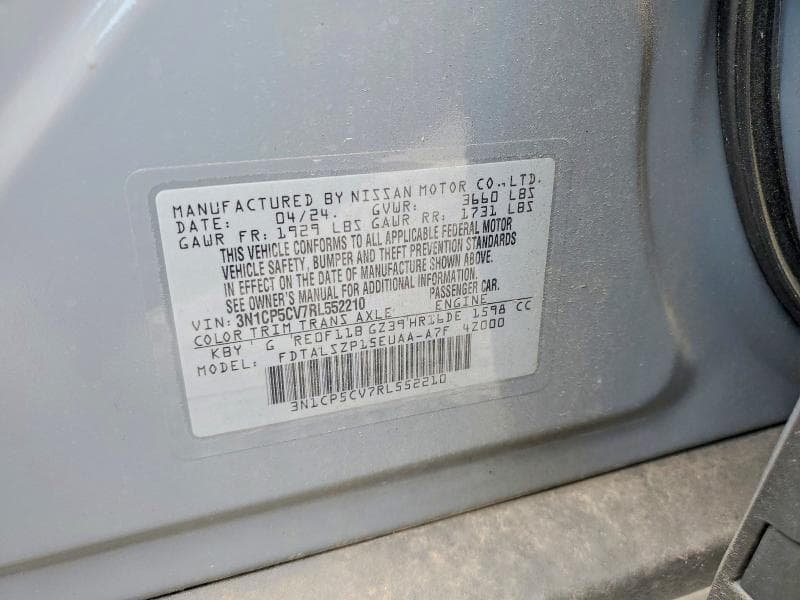 2024 NISSAN KICKS SV 13