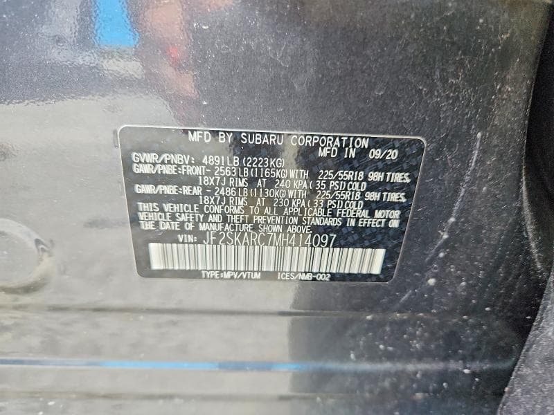 2021 SUBARU FORESTER SPORT 12