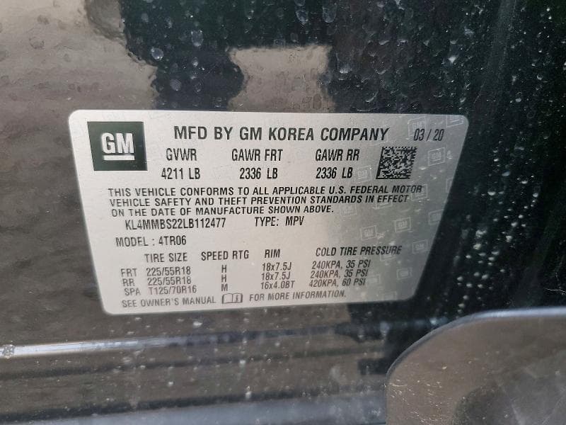 2020 BUICK ENCORE GX PREFERRED 14