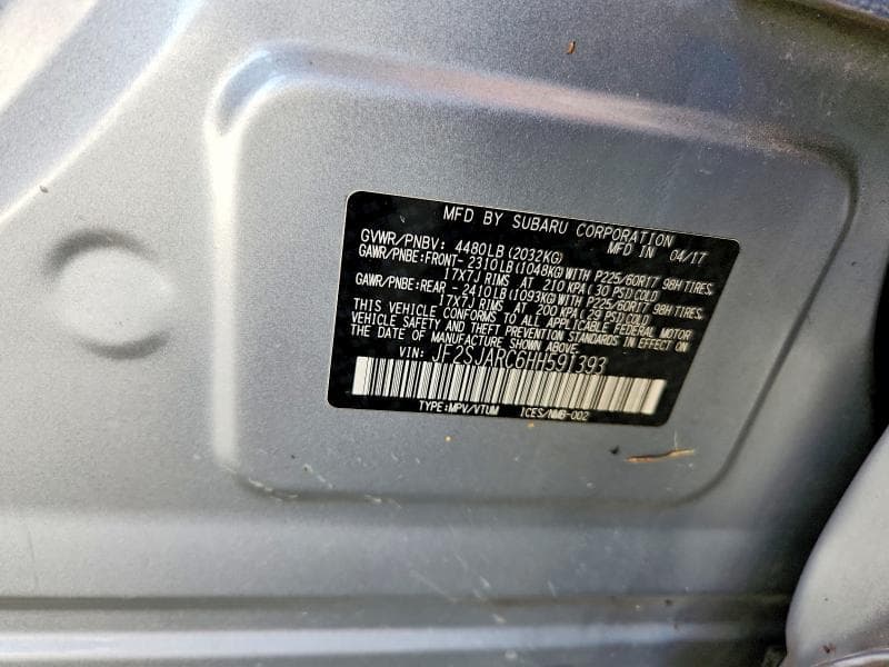 2017 SUBARU FORESTER 2.5I LIMITED 12