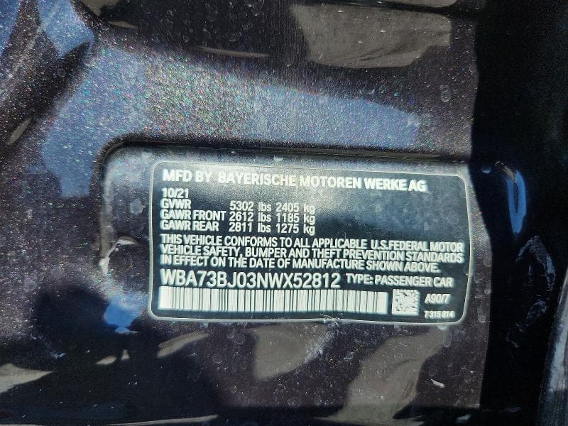 2022 BMW 540 XI 12