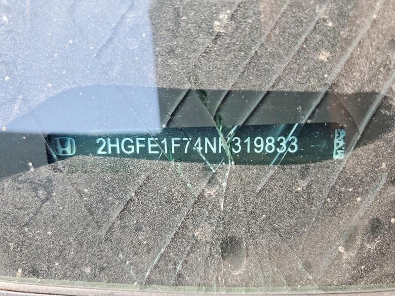 2022 HONDA CIVIC EX 12
