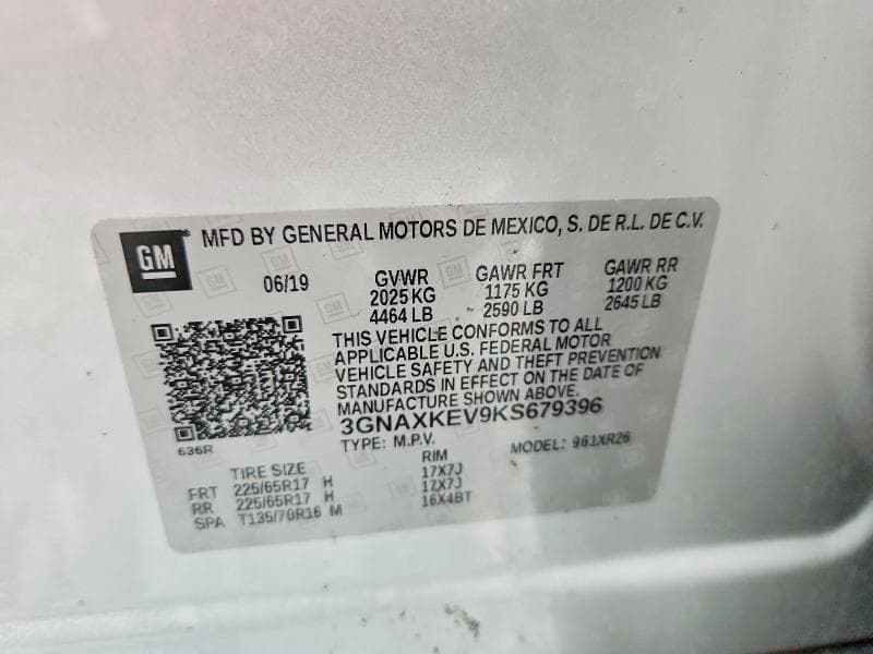 2019 CHEVROLET EQUINOX LT 13