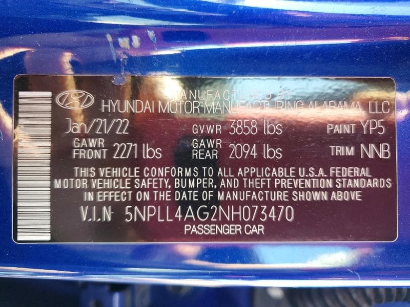 2022 HYUNDAI ELANTRA SE 13