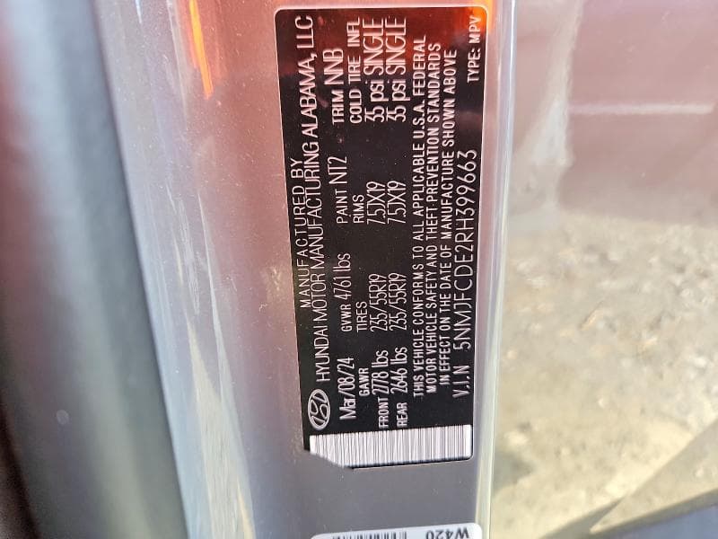 2024 HYUNDAI TUCSON SEL 13