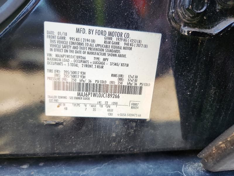 2018 FORD ECOSPORT TITANIUM 13
