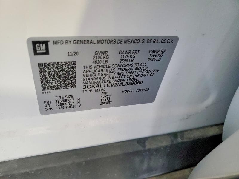 2021 GMC TERRAIN SLE 13