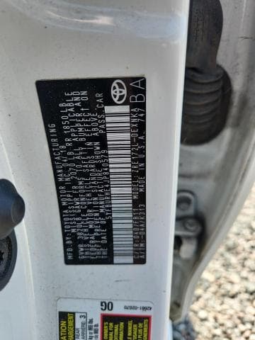 2018 TOYOTA COROLLA LE 12