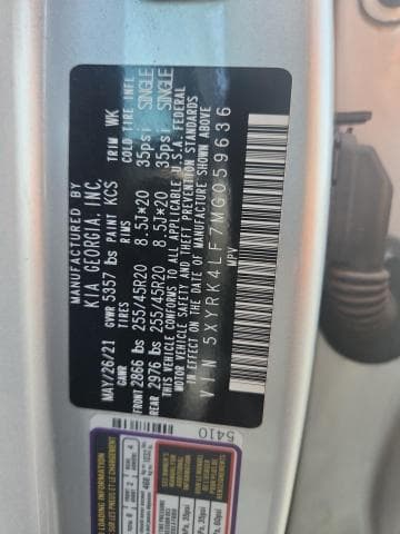 2021 KIA SORENTO SX 13