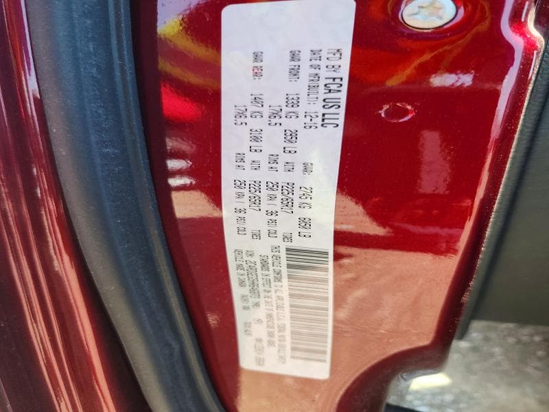 2017 DODGE GRAND CARAVAN GT 13