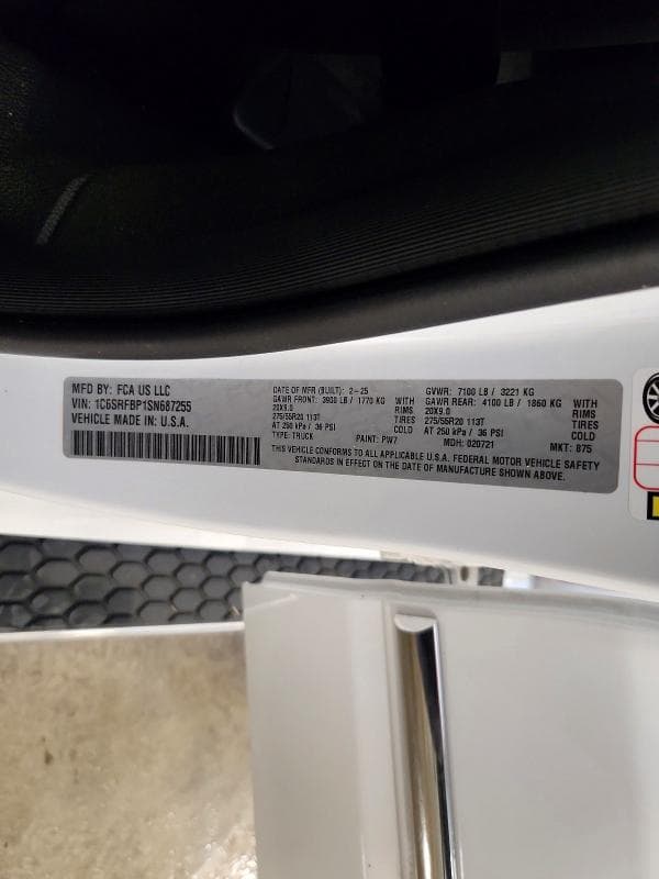 2025 RAM 1500 BIG HORN/LONE STAR 12