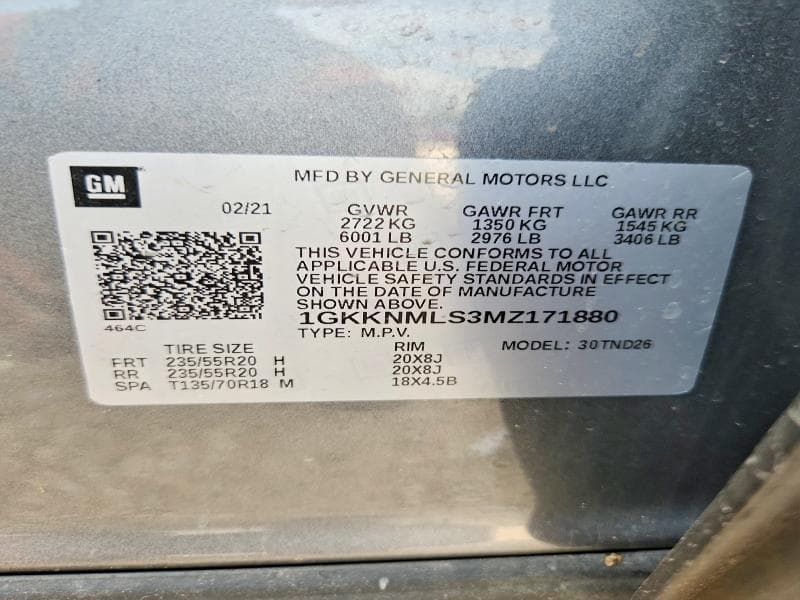 2021 GMC ACADIA SLT 14