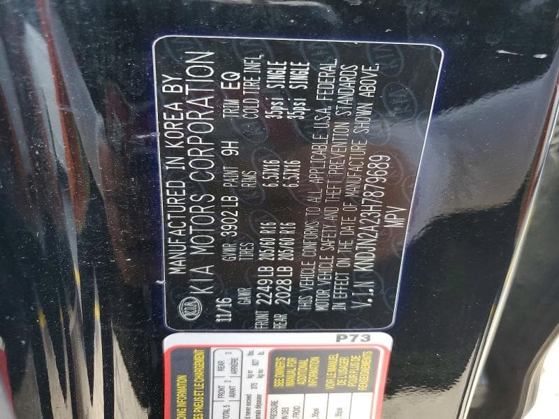 2017 KIA SOUL BASE 13