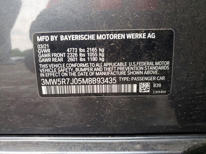 2021 BMW 330XI 12