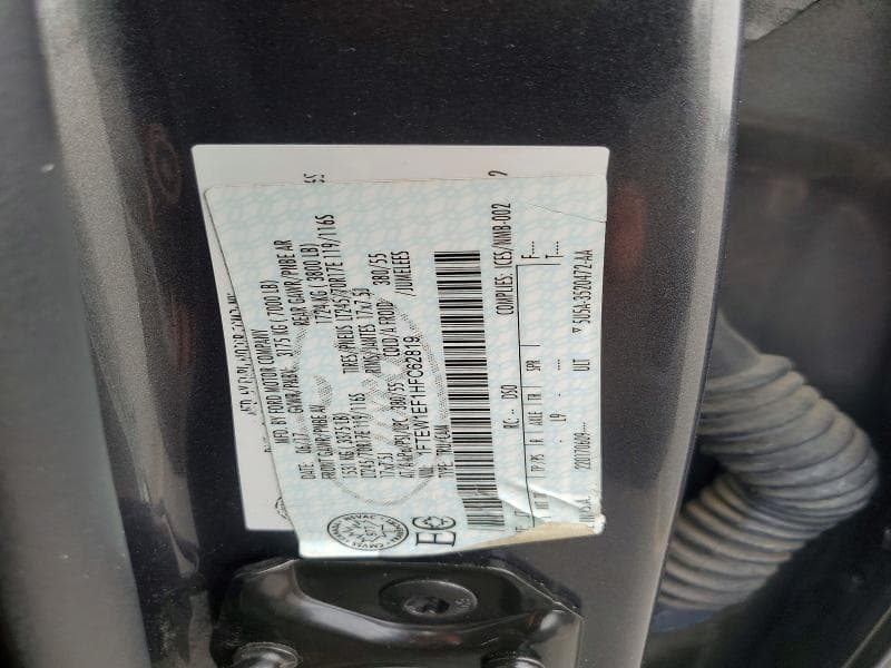 2017 FORD F150 SUPERCREW 12