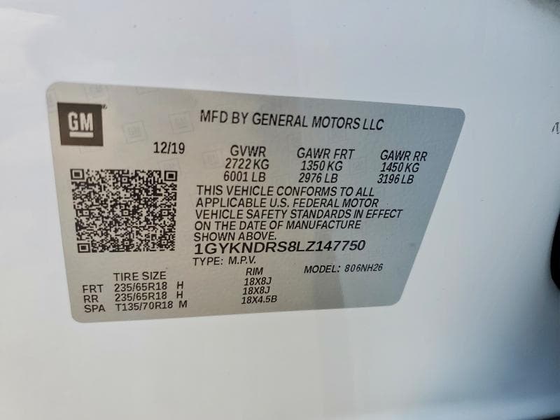 2020 CADILLAC XT5 PREMIUM LUXURY 13