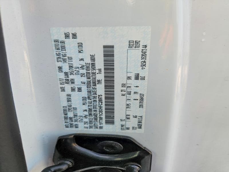 2017 FORD F150 12