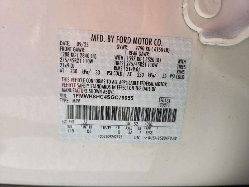 2025 FORD EXPLORER PLATINUM 14