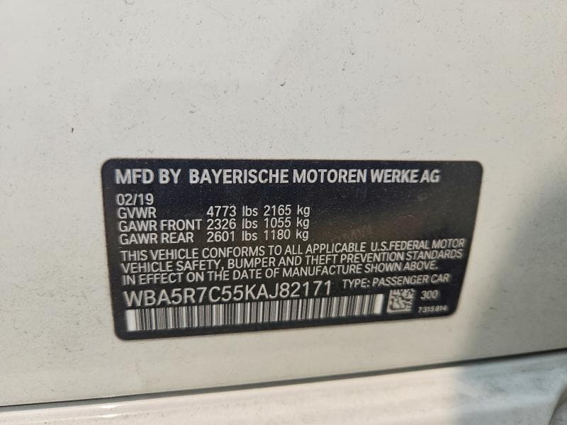 2019 BMW 330XI 12